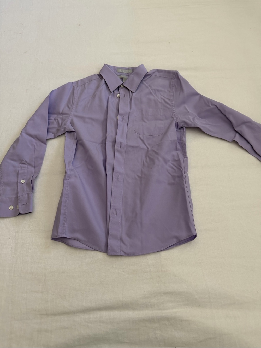 Nordstrom Boys Lavender Button-Up Dress Shirt